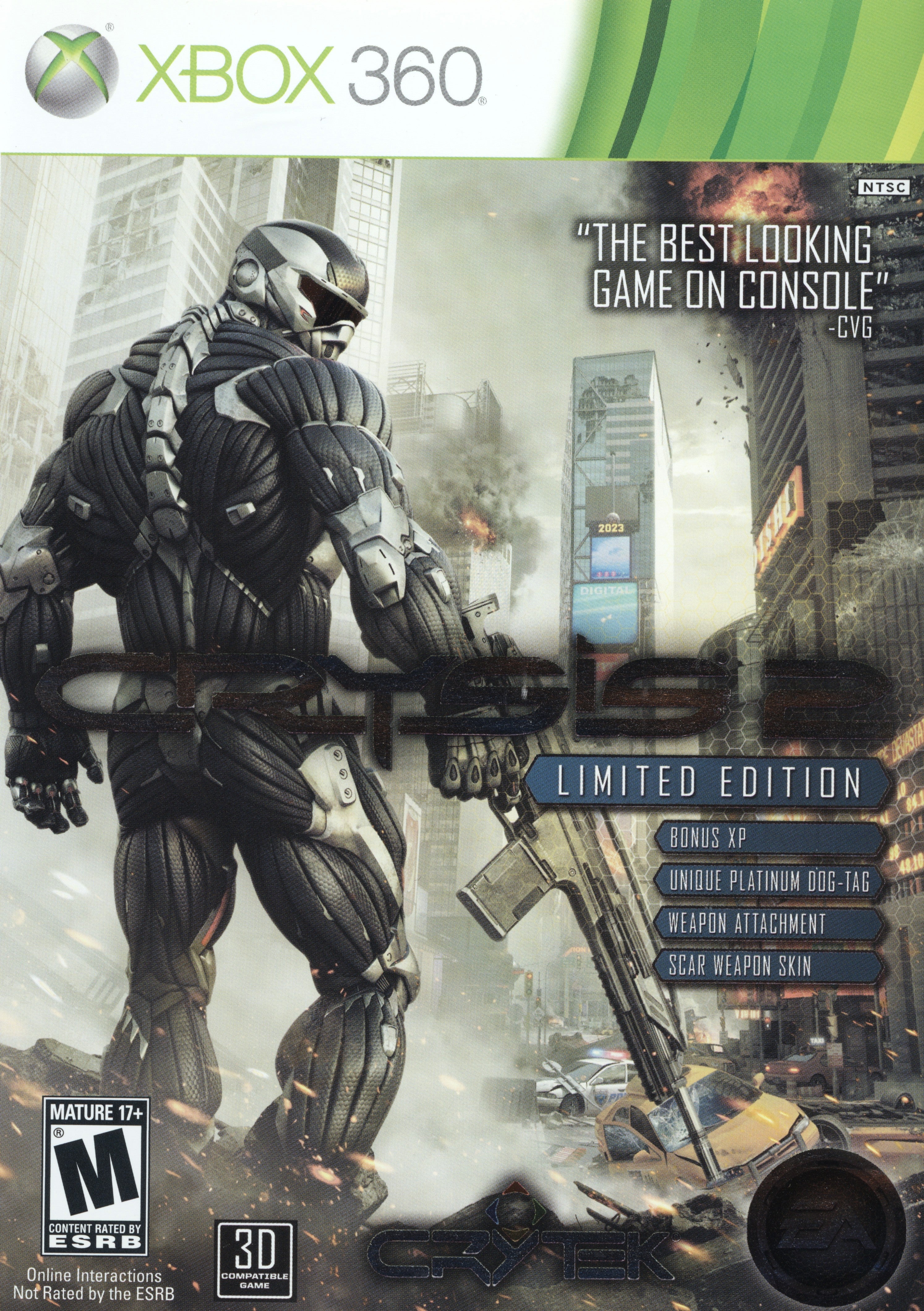 VENDUTO* Crysis 2 "best Seller" Per Xbox 360 Pal Ita, Completo - Foto 1