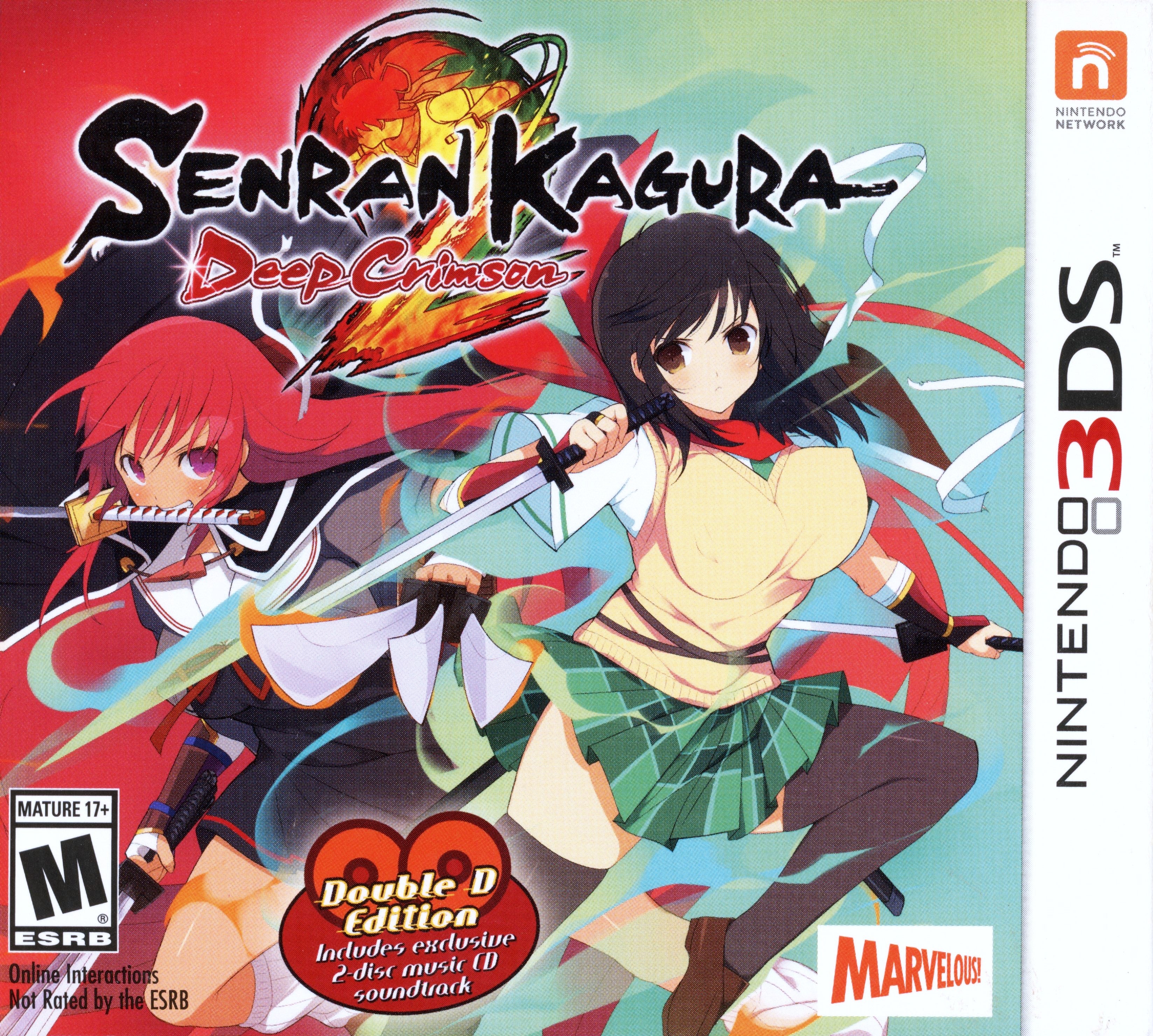 Senran Kagura 2: Deep Crimson [Double D Edition] - Nintendo 3DS