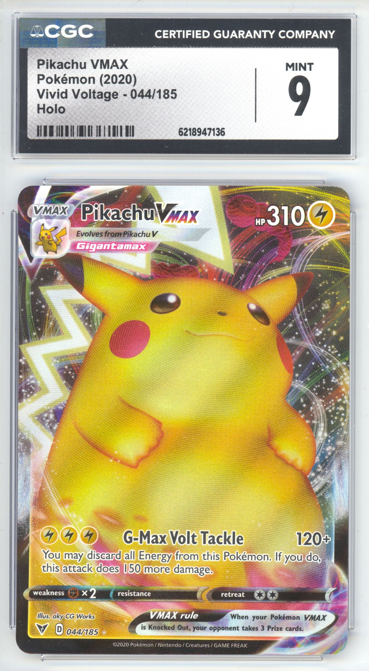Pikachu VMAX - Holofoil - Vivid Voltage - Retro Island Gaming