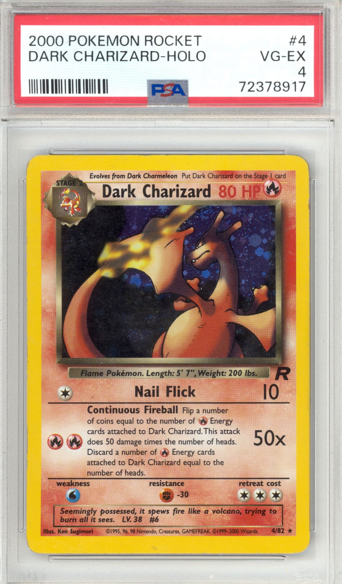 Dark Charizard - Unlimited Holofoil - Team Rocket