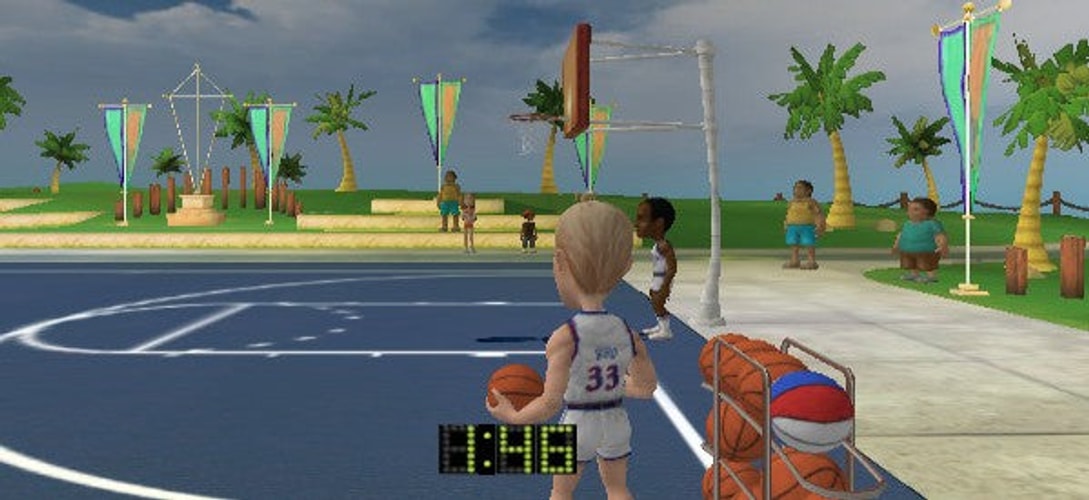 Hall of Fame Ultimate Hoops Challenge - Wii