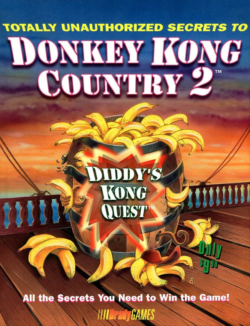 Totally Unauthorized Secrets to Donkey Kong Country 2: Diddy's Kong Quest - BradyGames