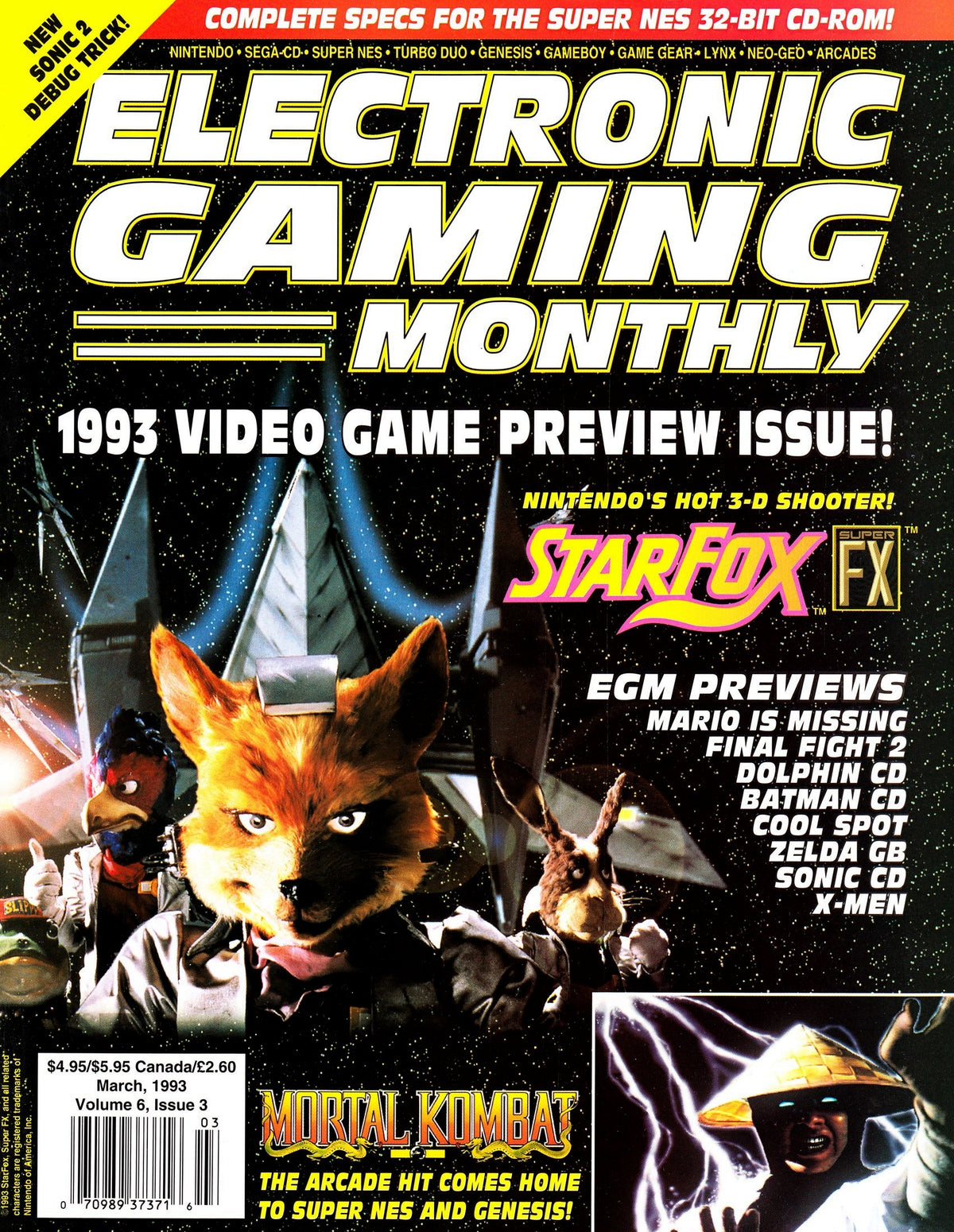 Electronic Gaming Monthly: March 1993, Issue 44