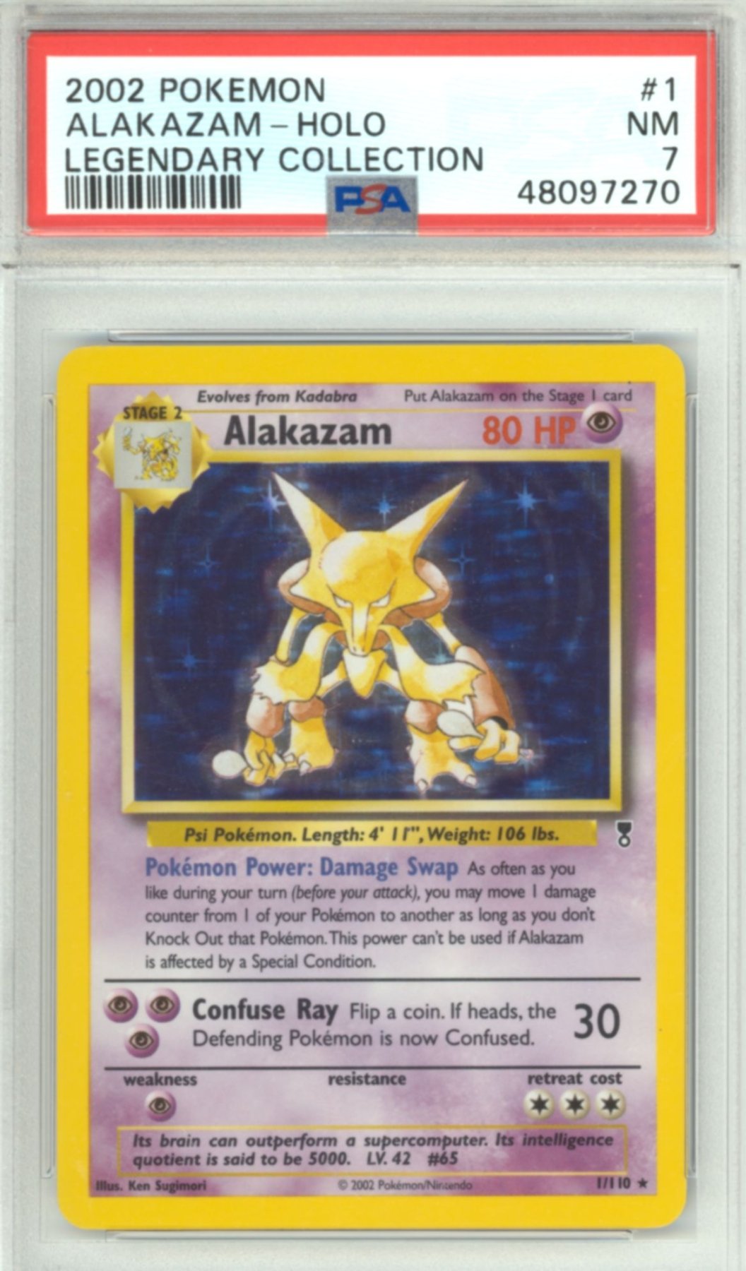 Alakazam #1 - Pokemon Legendary Collection Retro Island Gaming Alakazam #1 - Pokemon Legendary Collection Retro Island Gaming
