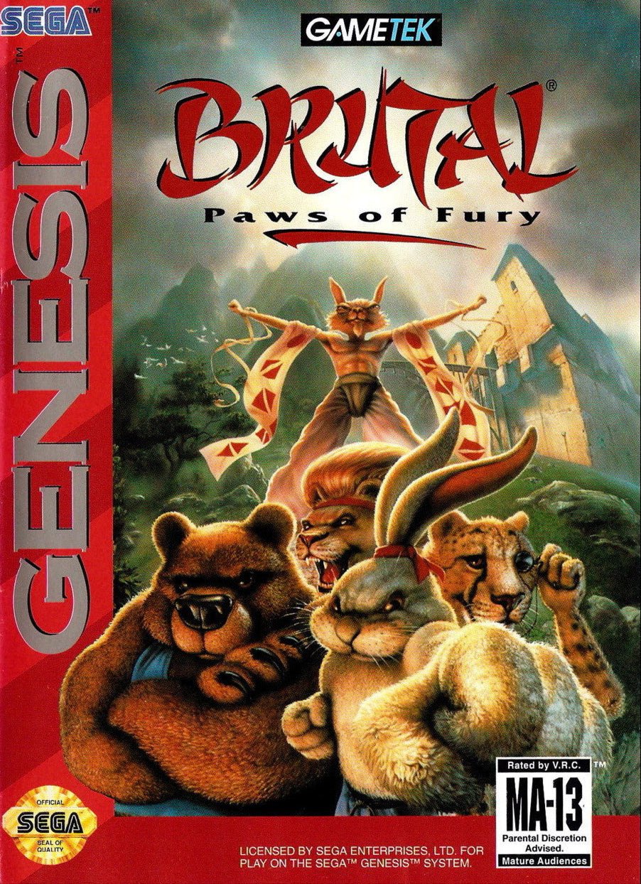Brutal Paws of Fury - Sega Genesis - Retro Island Gaming