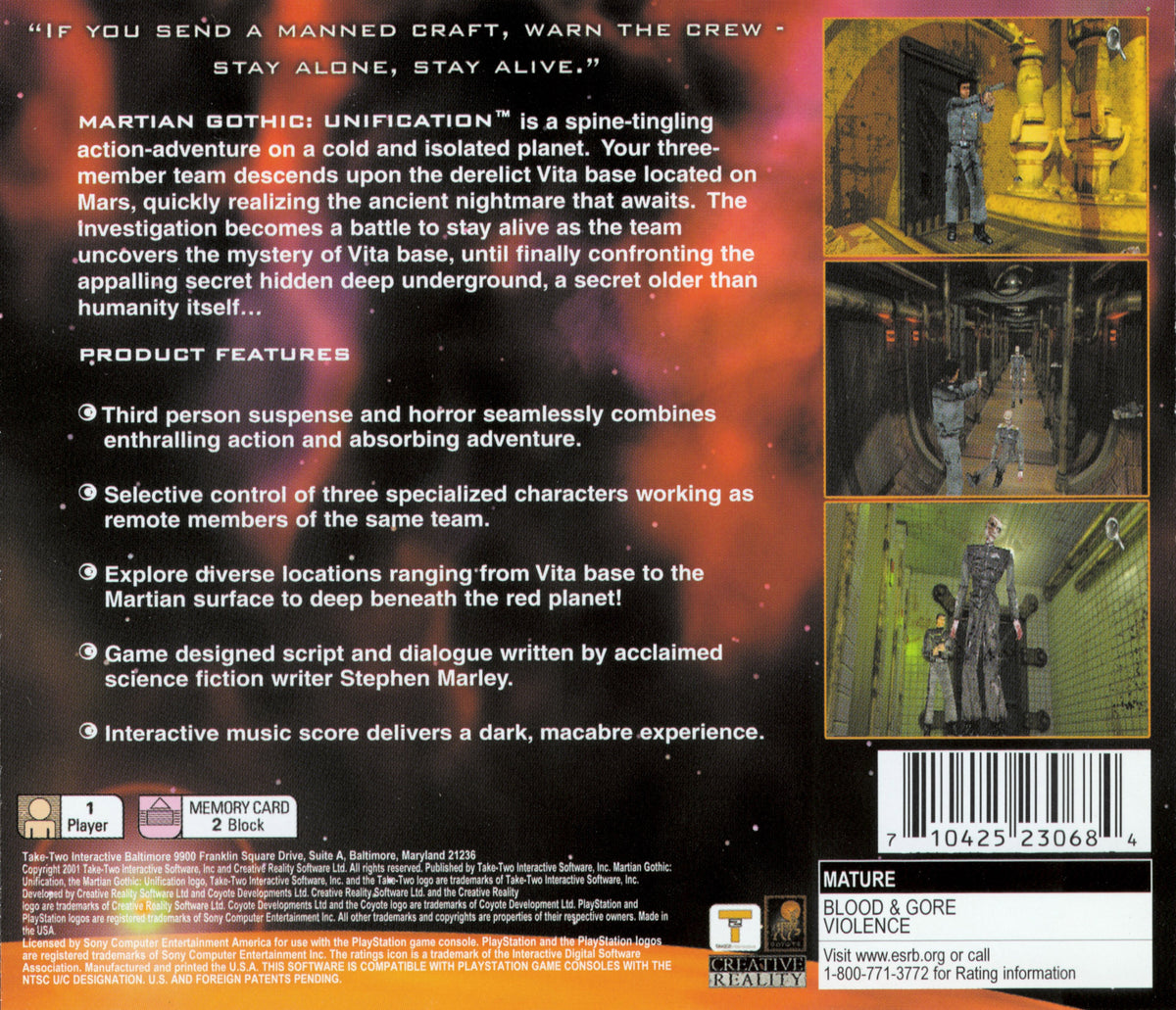 Martian Gothic Unification - Playstation