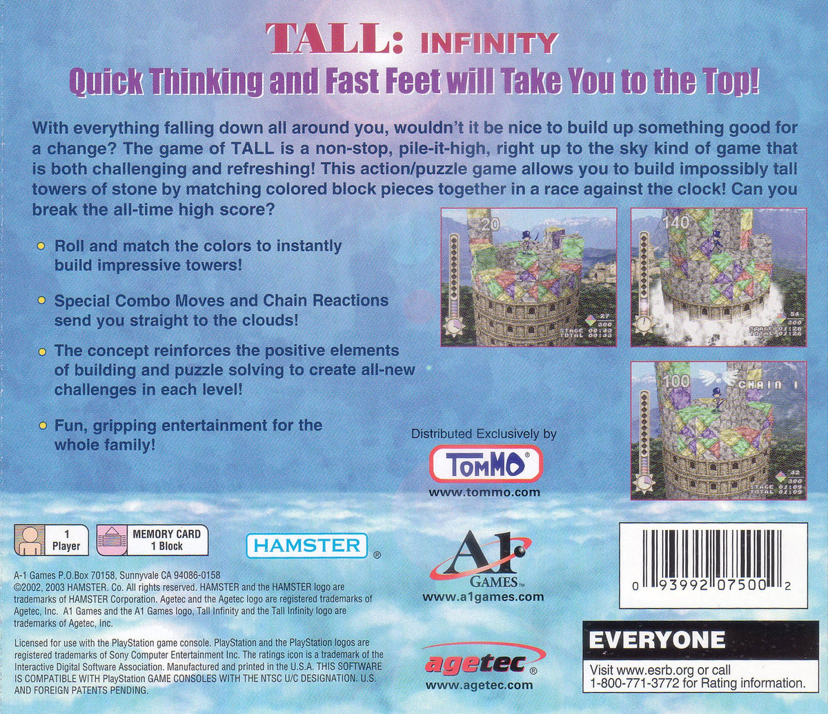Tall Infinity - Playstation - Retro Island Gaming