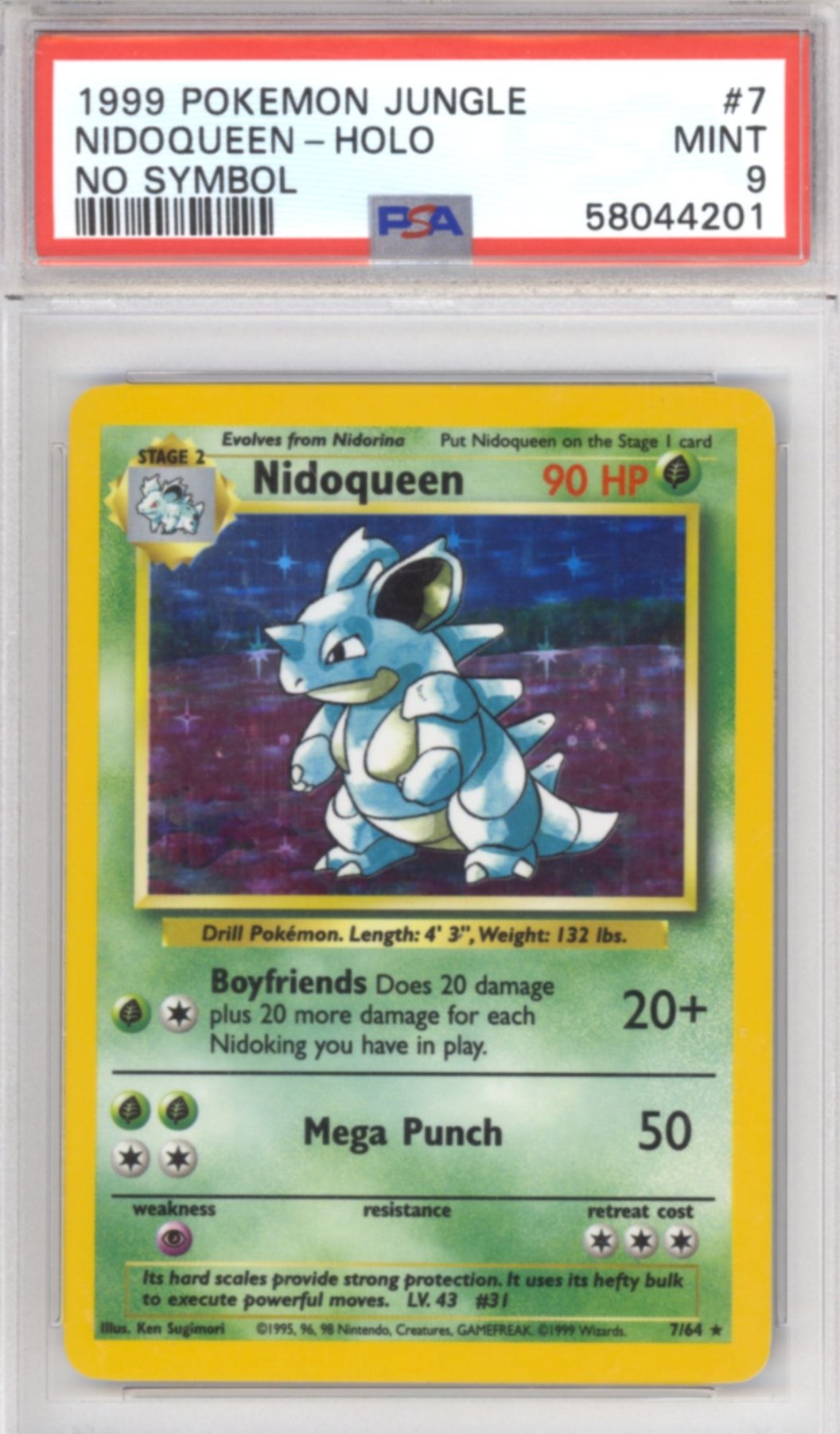 Error Card: Nidoqueen #7 - Pokemon Jungle Error Card: Nidoqueen #7 - Pokemon Jungle
