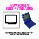 GameBoy Advance SP Screen Lens Replacement Service - Retro Island Gaming