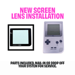 GameBoy Pocket Screen Lens Replacement Service - Retro Island Gaming