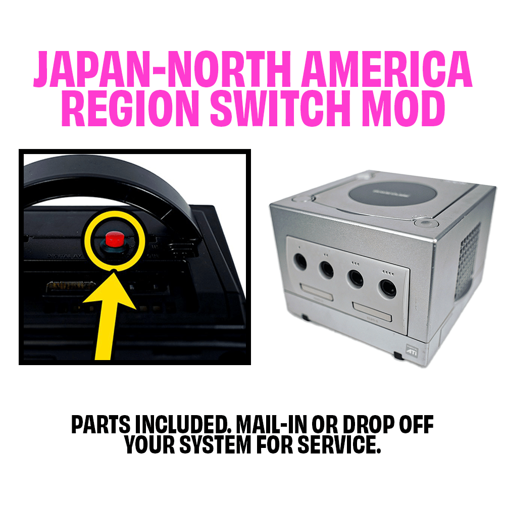 GameCube Japan-North America Region Switch Mod