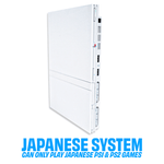 Japanese Ceramic White PlayStation 2 Slim System - Certified Tested & Cleaned - Retro Island Gaming