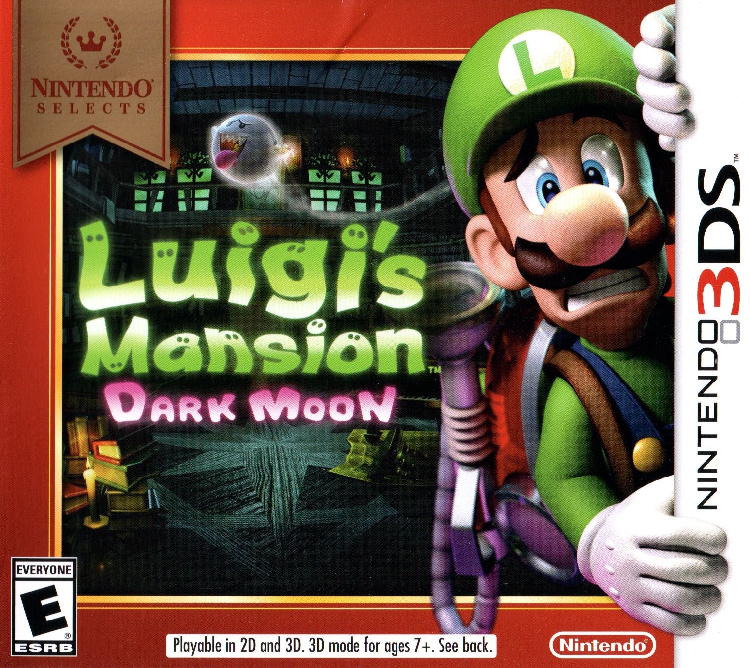 Luigi's top Mansion for Nintendo 3DS