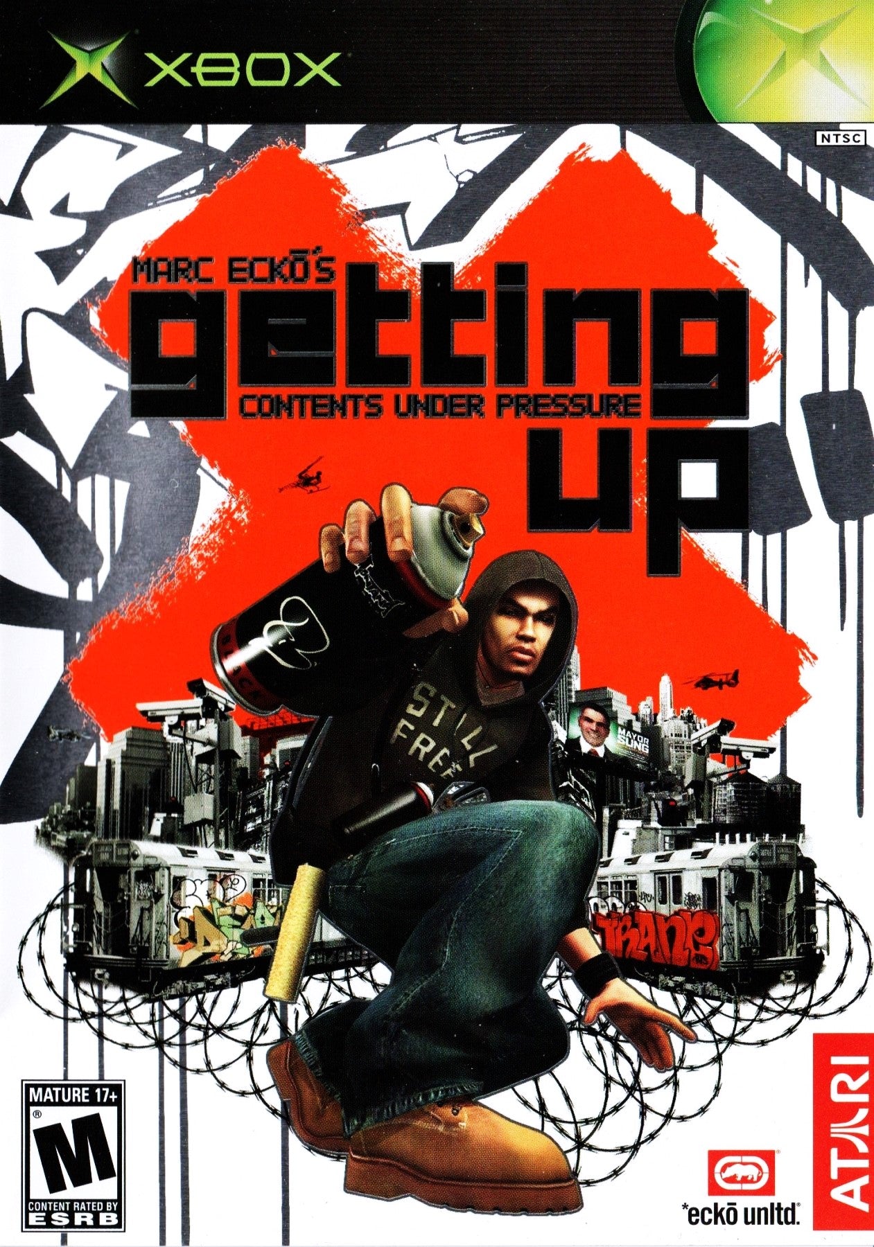 Marc Ecko's Getting Up Contents Under Pressure - Xbox – Retro Island Gaming