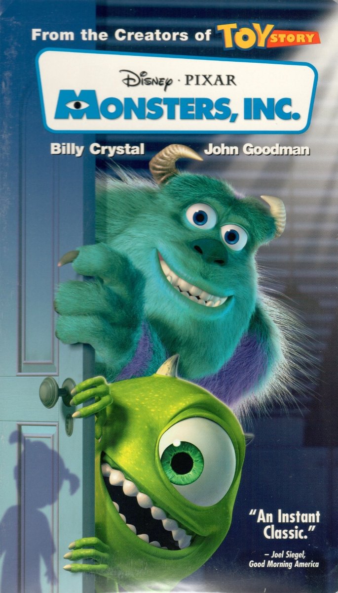 vhs monsters Monsters, Inc