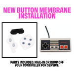 NES Controller Button Membrane Replacement Service - Retro Island Gaming