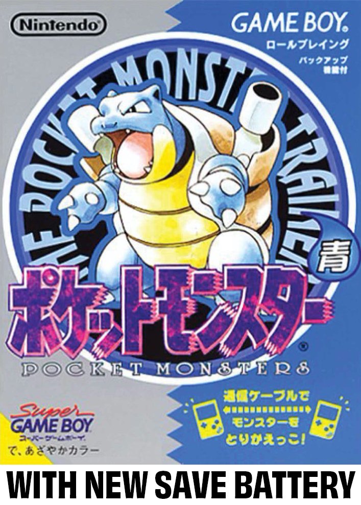 Pokemon shops Blue for Nintendo Gameboy