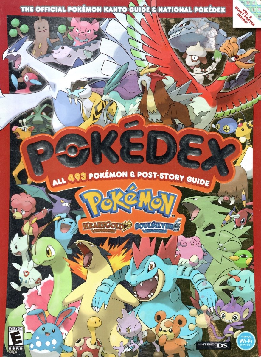 Pokémon Heart Gold and Soul Silver Pokédex Official Game Guide 