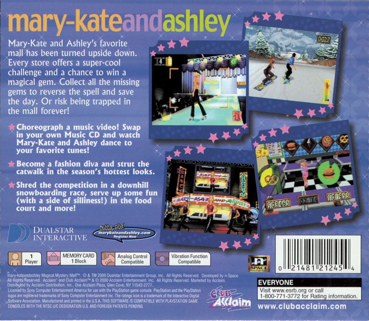 Mary-Kate and Ashley Magical Mystery Mall - Playstation