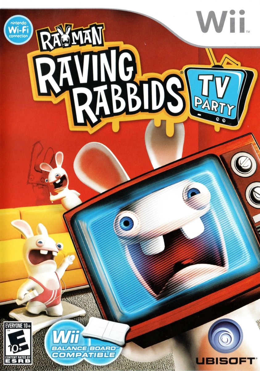 【中古】Rayman Raving Rabbids TV Party Rayman Raving Rabbids TV Party - Wii – Retro Island Gaming