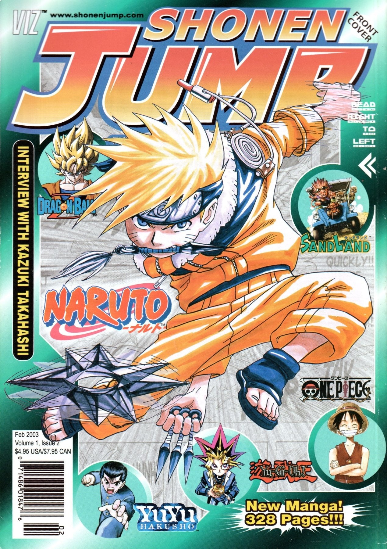 Shonen Jump: February 2003 Volume 1, Issue 2 - Magazine – Retro 