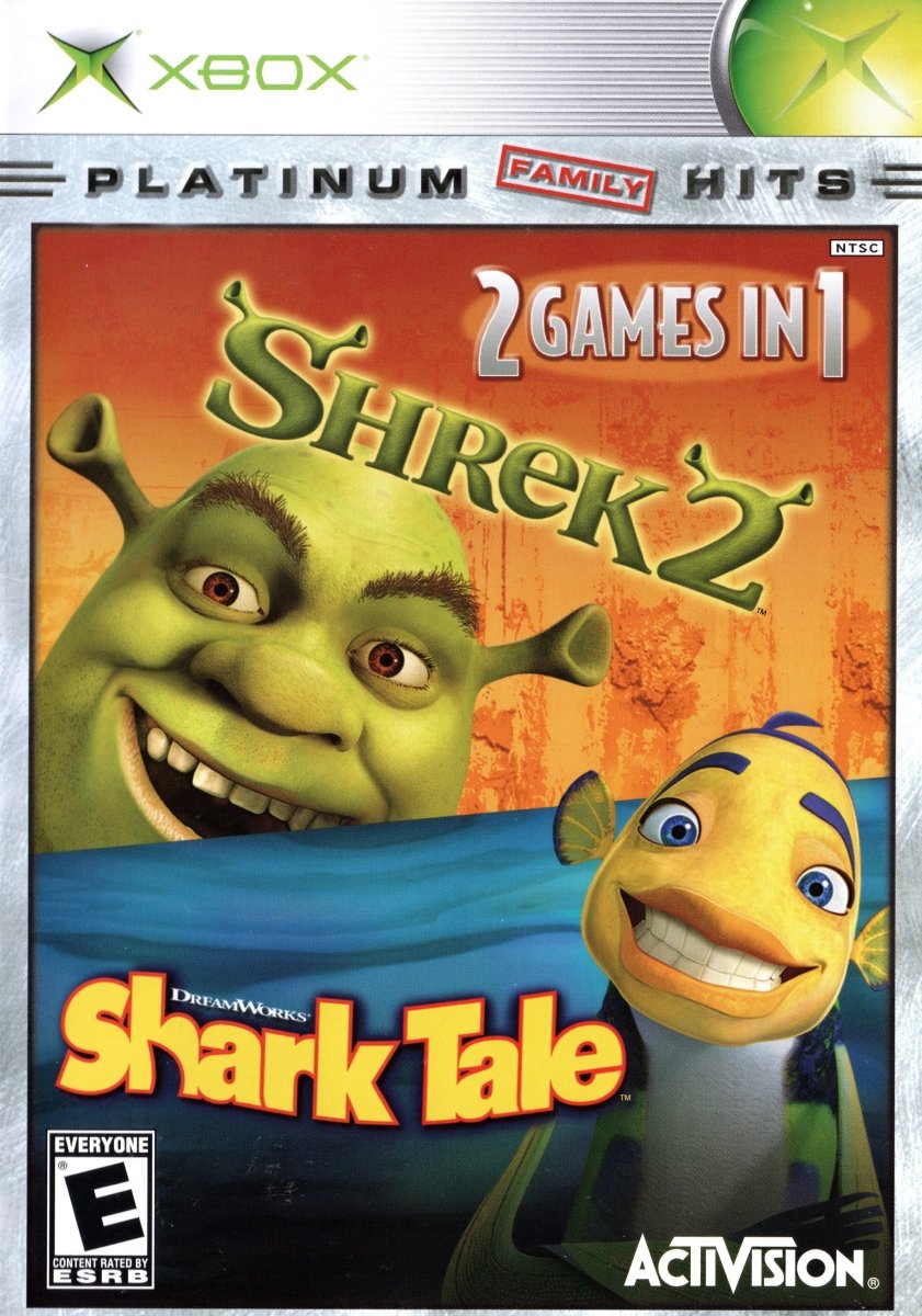 Shrek 2 and Shark Tale 2 in 1 - Xbox – Retro Island Gaming