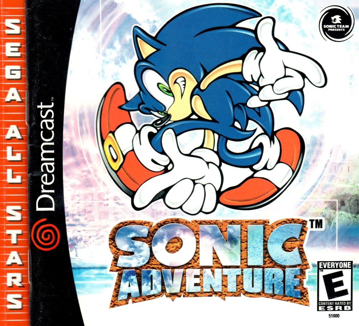 Sonic 2024 Adventure Sega All Stars for Sega Dreamcast