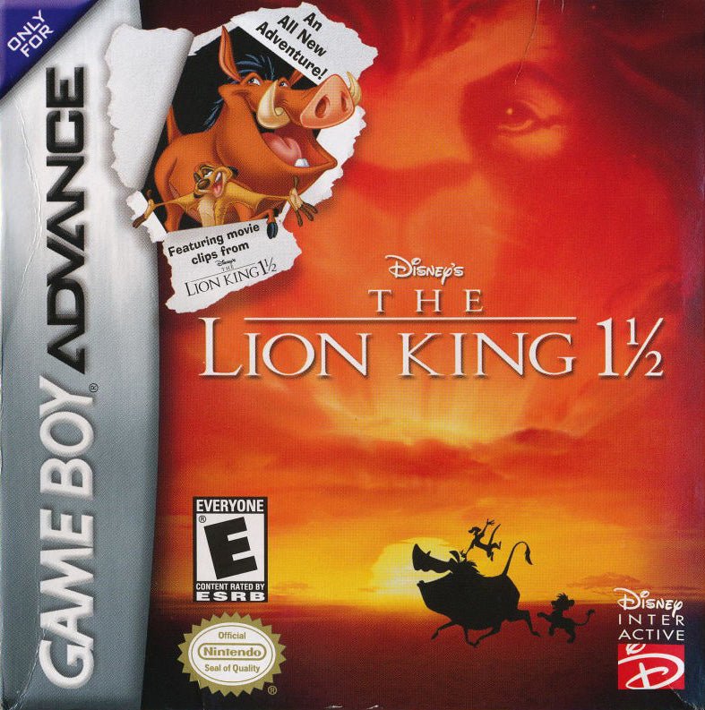 Jeu Game Boy Advance : Le Roi Lion (The Lion King Advance)