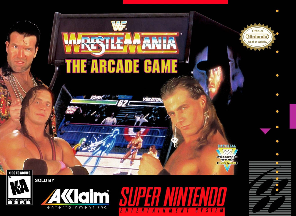 WWF Wrestlemania Arcade Game - Super Nintendo - Retro Island Gaming