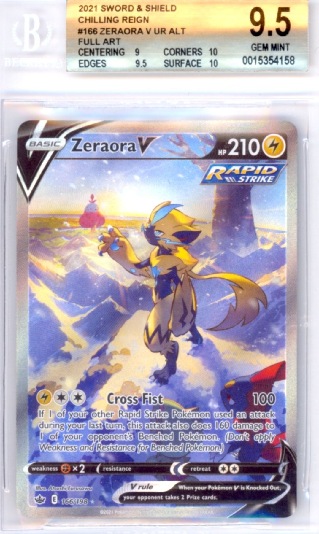 Zeraora V #166 - Pokemon Chilling Reign Retro Island Gaming Zeraora V #166 - Pokemon Chilling Reign Retro Island Gaming