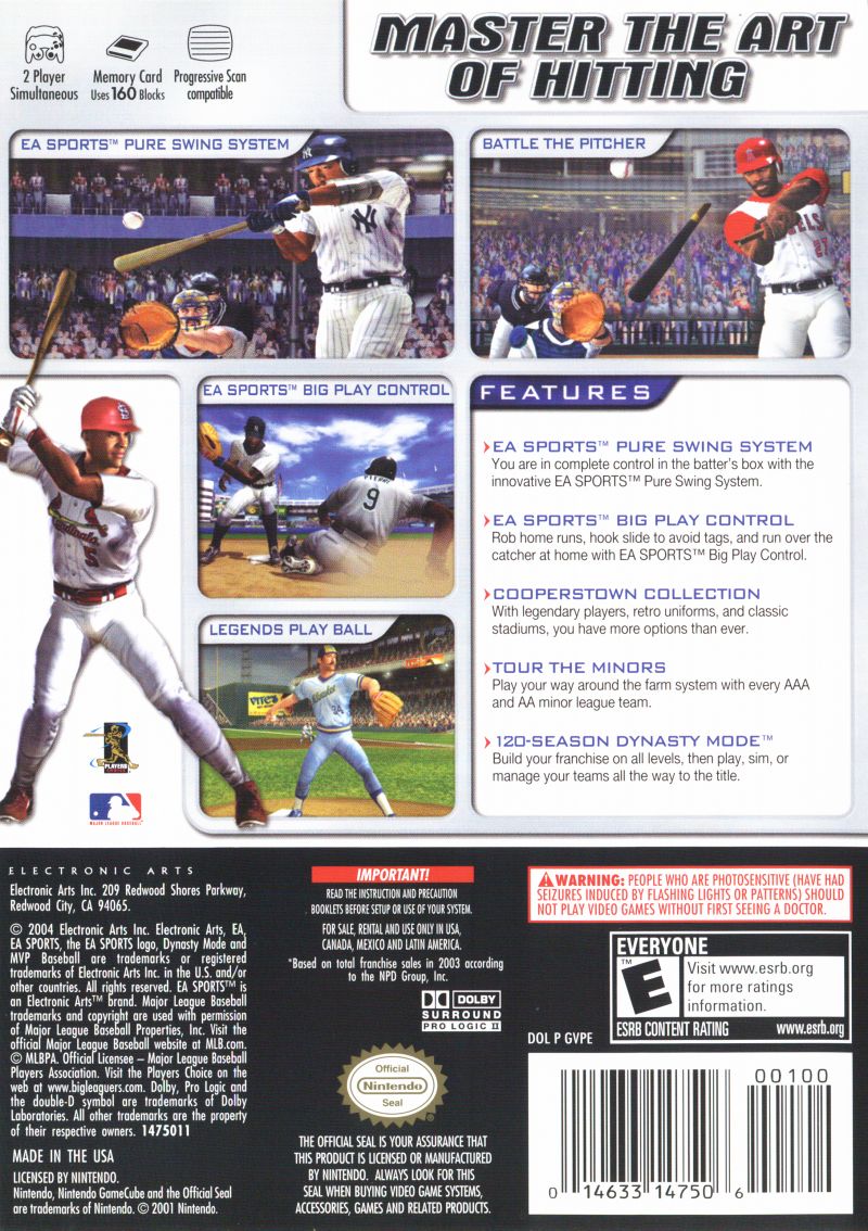 MVP Baseball 2004 - Gamecube