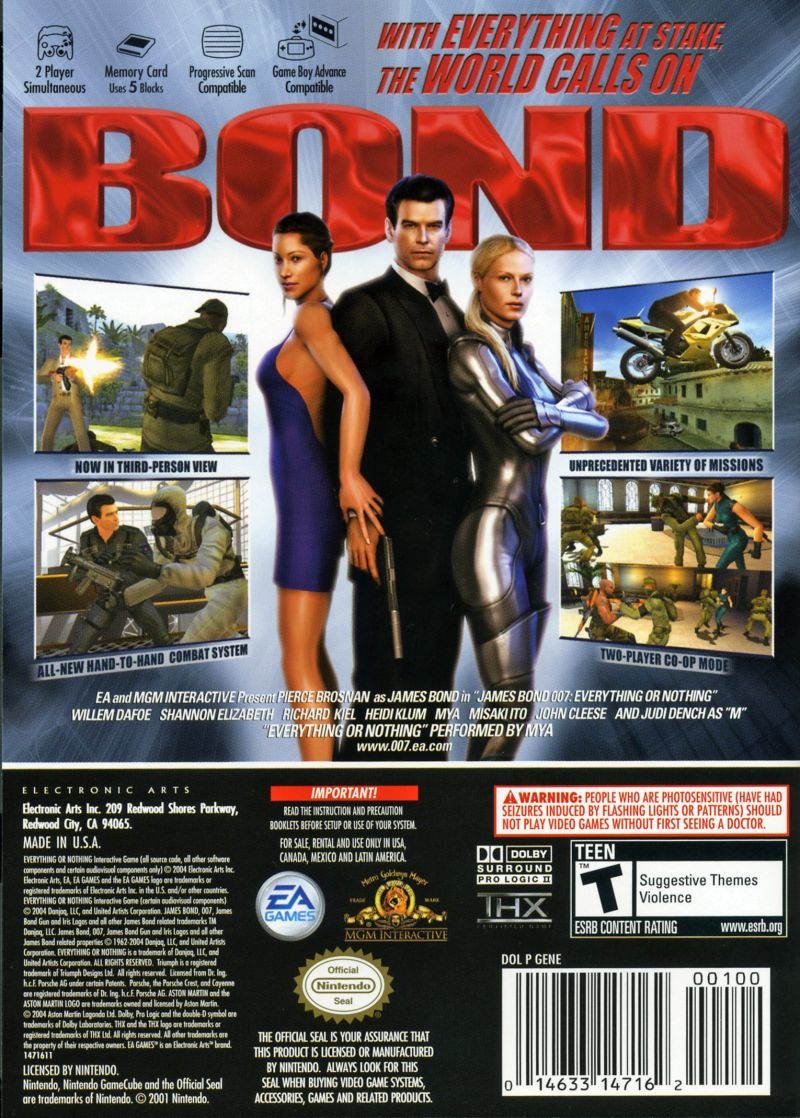 007 Everything or Nothing - Gamecube - Retro Island Gaming