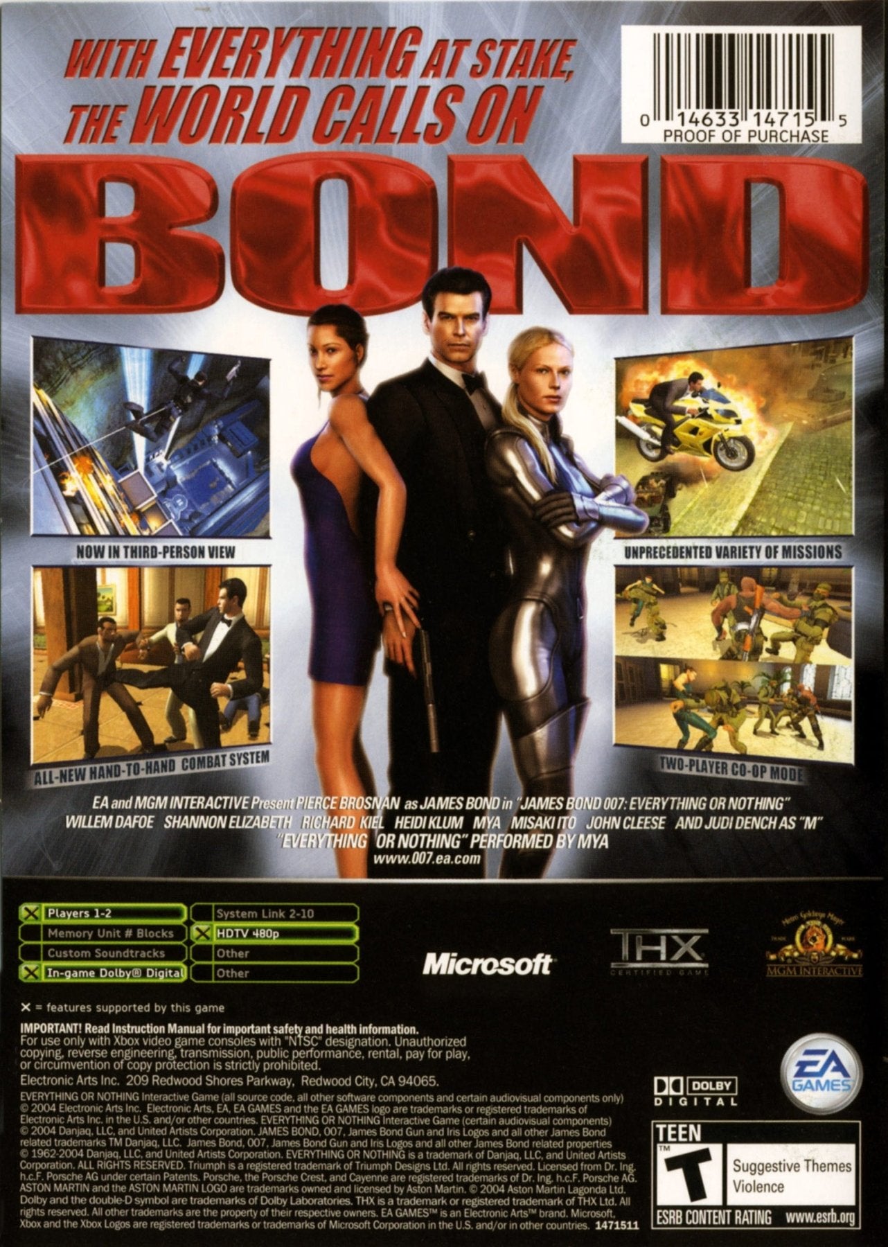 007 Everything or Nothing [Platinum Hits] - Xbox - Retro Island Gaming
