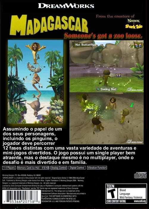 Madagascar Escape 2 Africa - Playstation 2