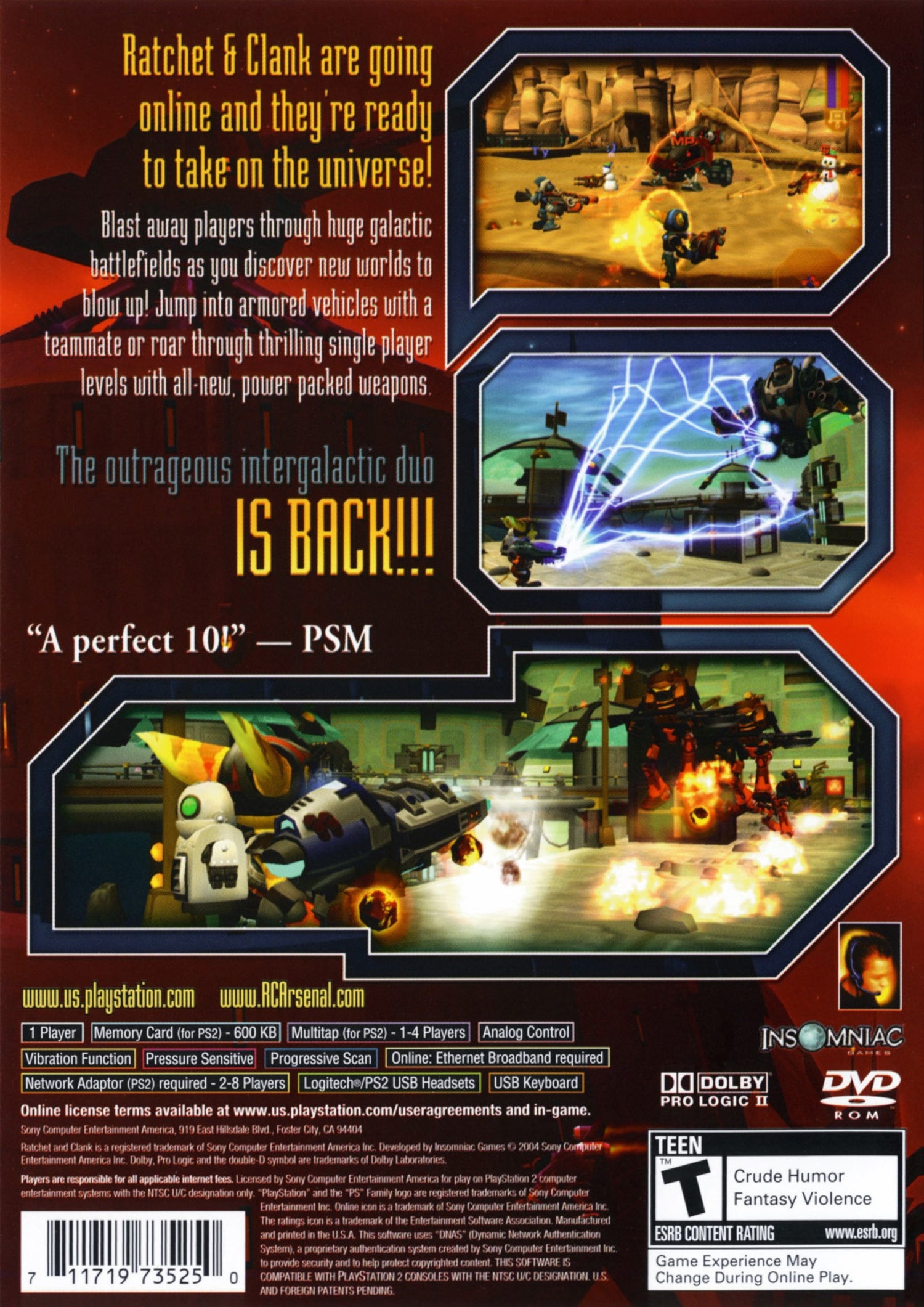 Ratchet & Clank Up Your Arsenal - Playstation 2
