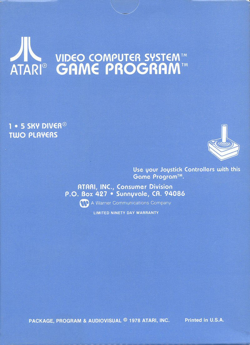 Sky Diver - Atari 2600