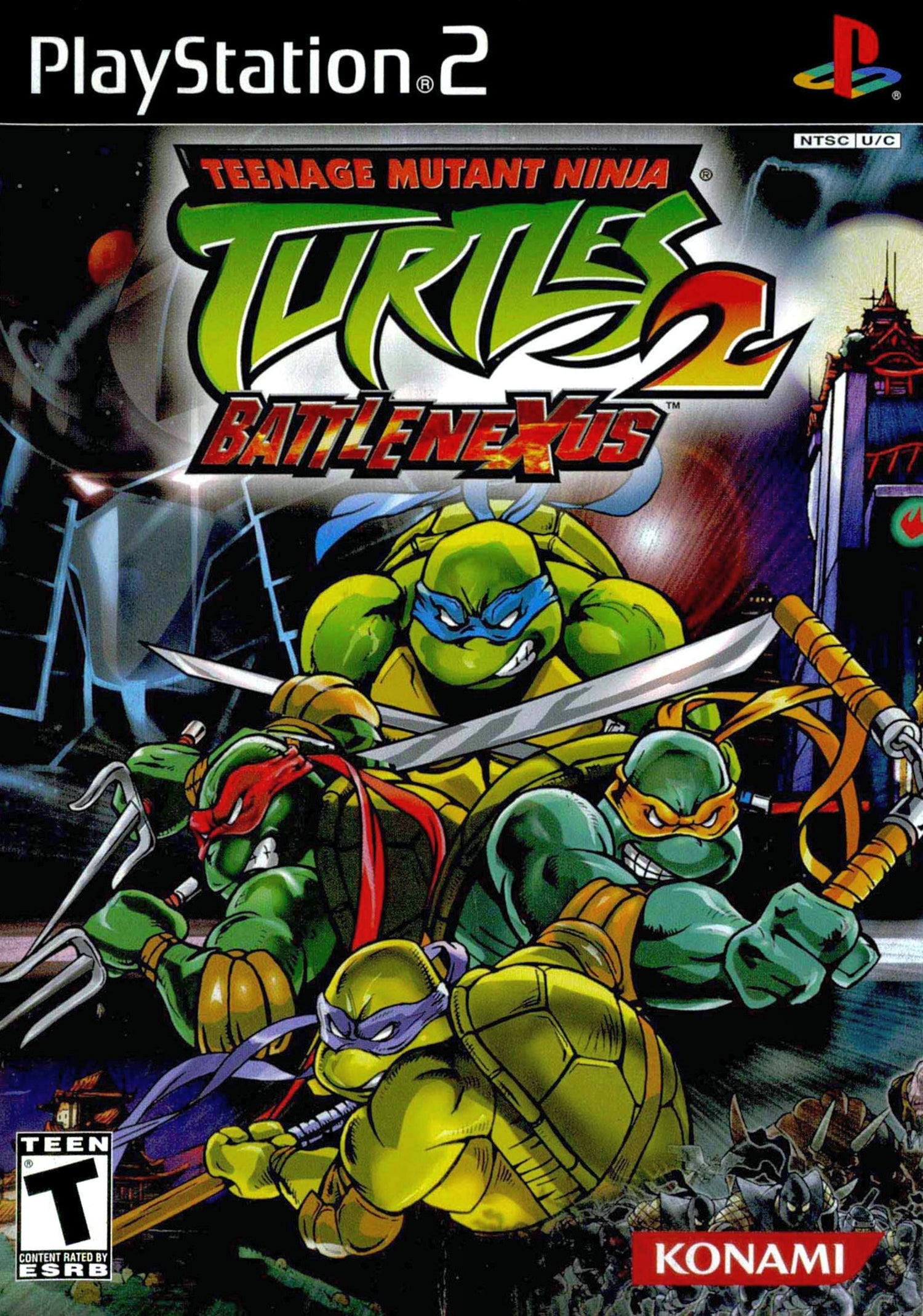 Teenage Mutant Ninja Turtles 2: Battle Nexus - Playstation 2