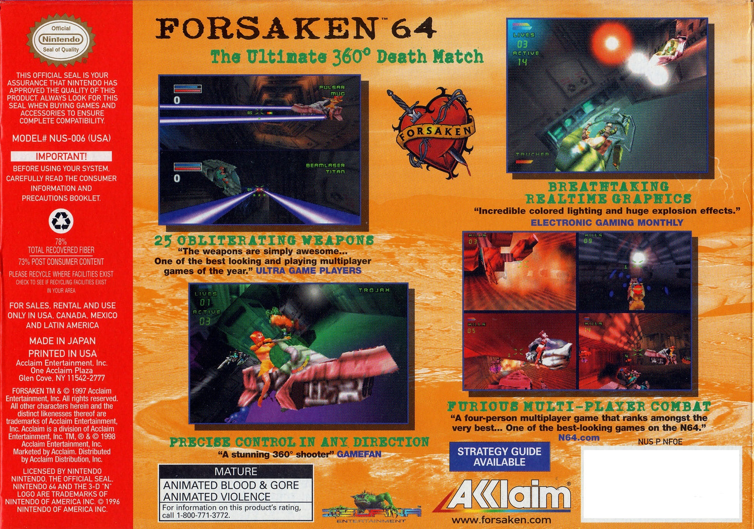 Forsaken 64 - Nintendo 64