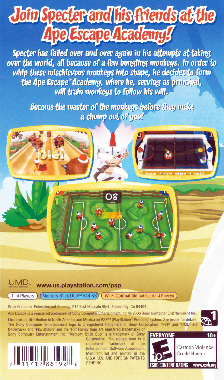 Ape Escape Academy - PSP - Retro Island Gaming