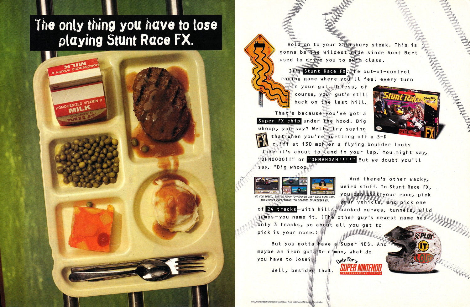 Stunt Race FX - Super Nintendo