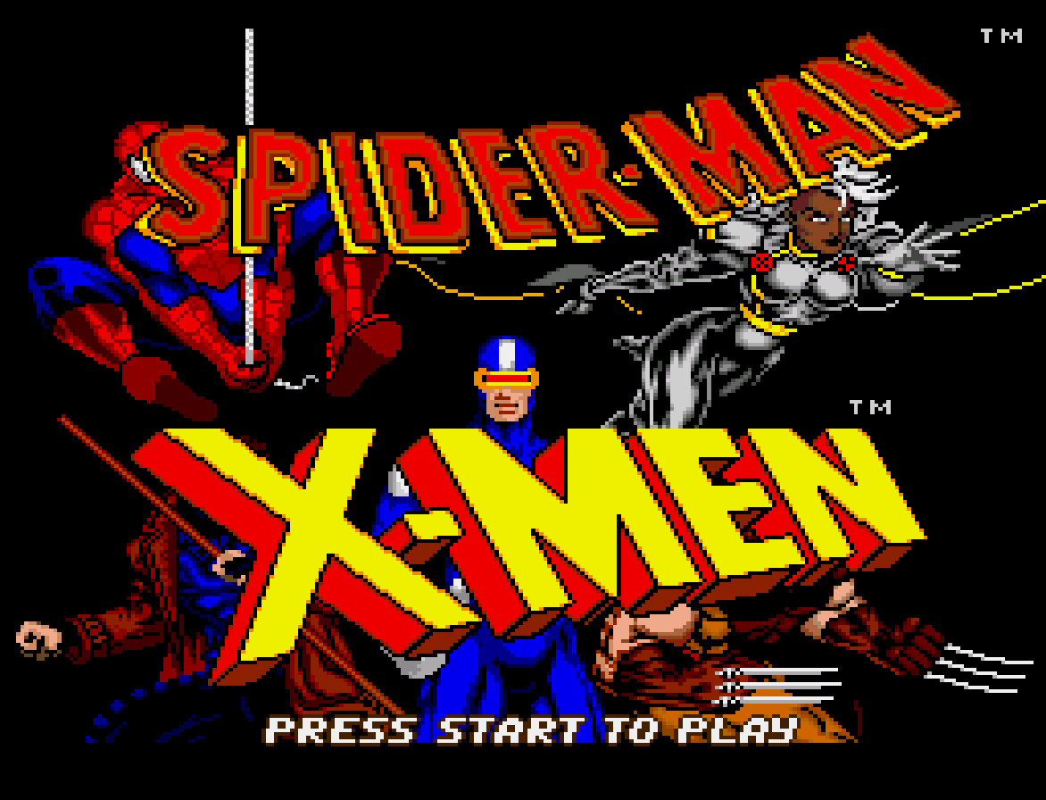 Spiderman X-Men Arcade's Revenge - Sega Genesis