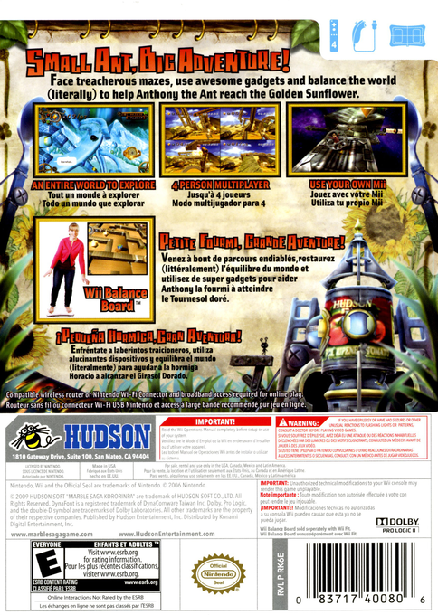 Marble Saga Kororinpa - Wii