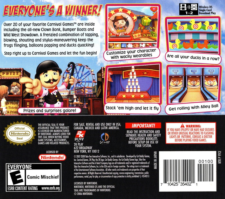 Carnival Games - Nintendo DS