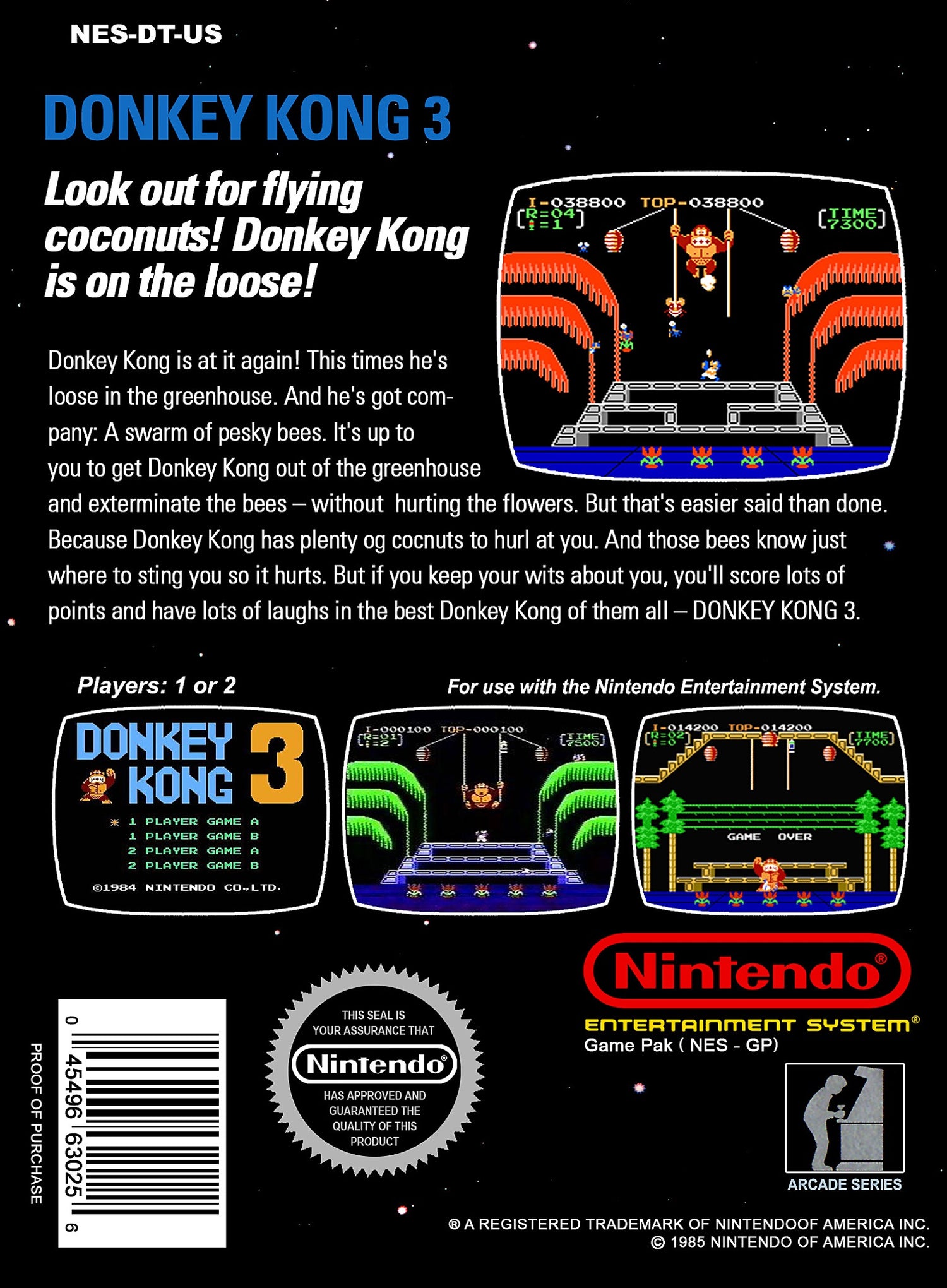 Donkey Kong 3 - NES