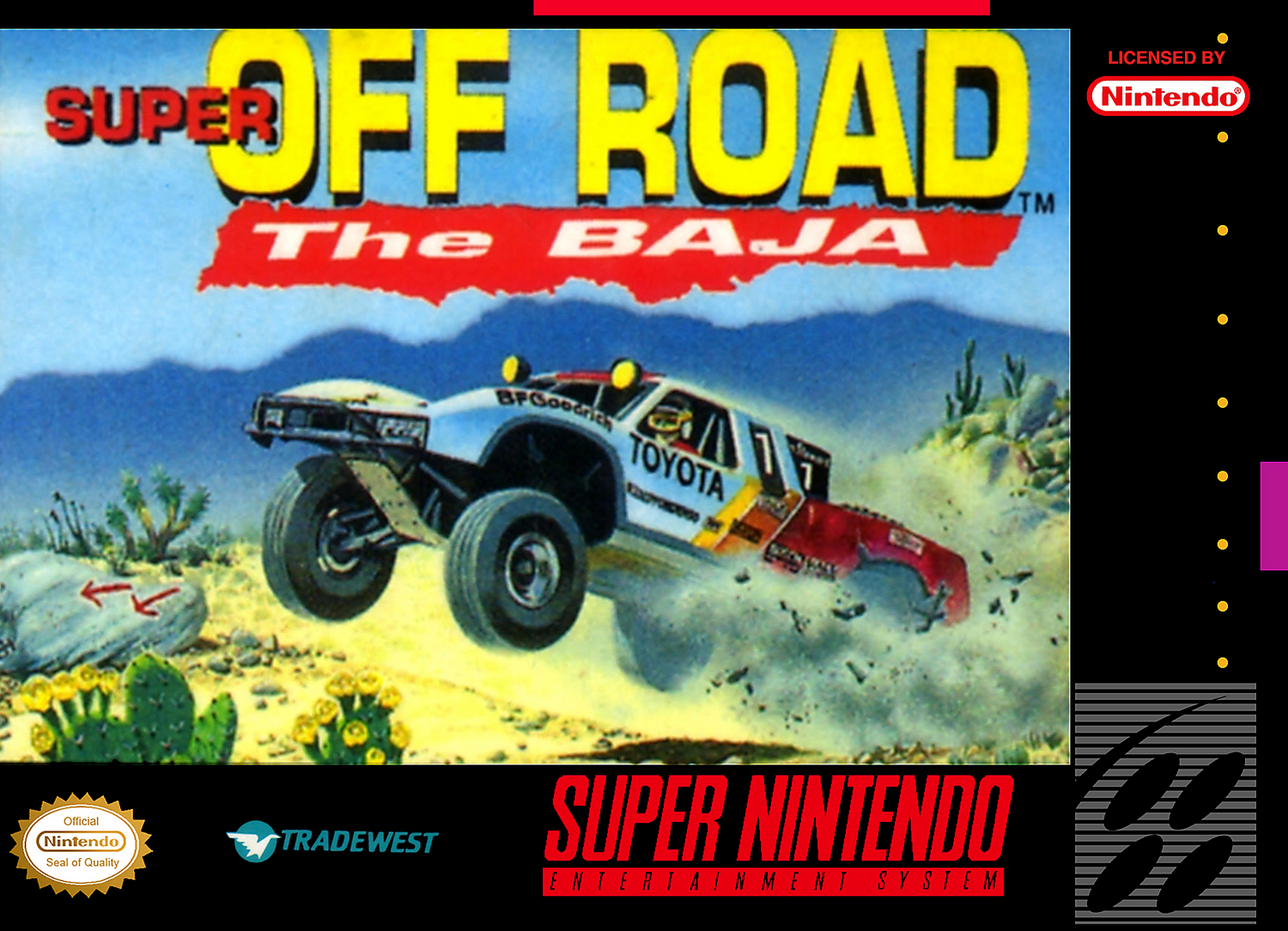 Super Off Road The Baja - Super Nintendo