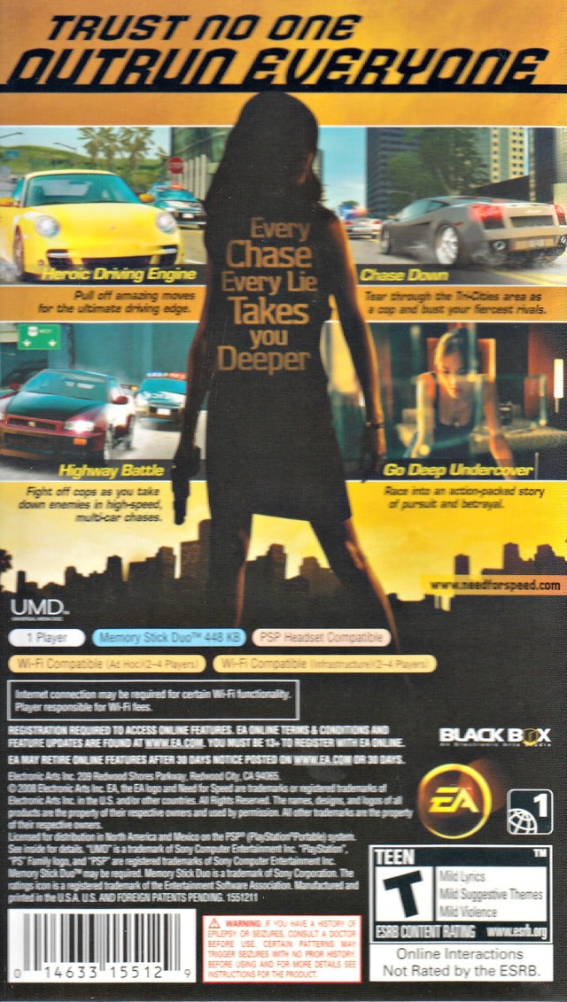 Need for Speed Undercover - PSP