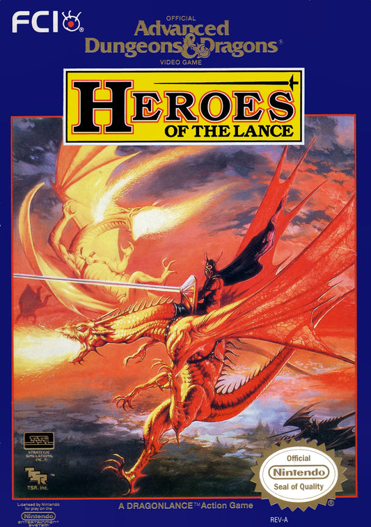 Advanced Dungeons & Dragons Heroes of the Lance - NES