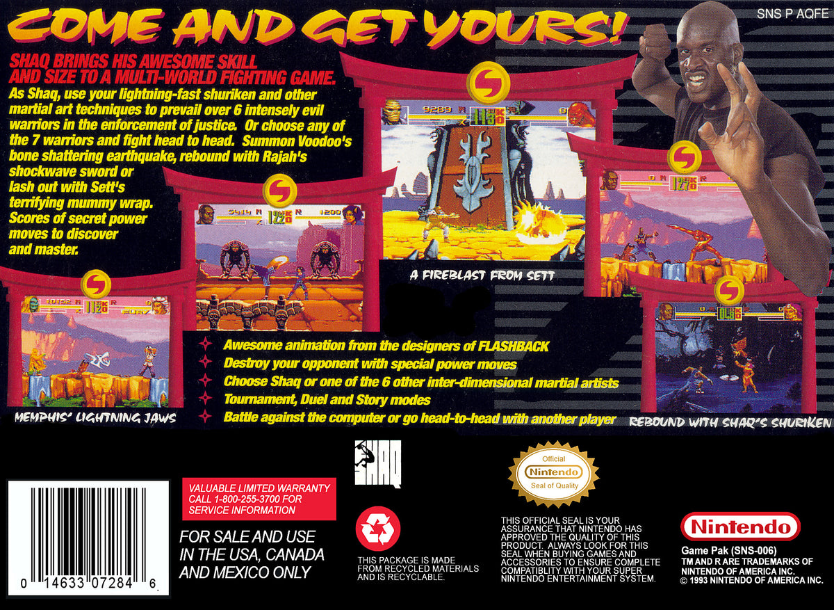 Shaq Fu - Super Nintendo