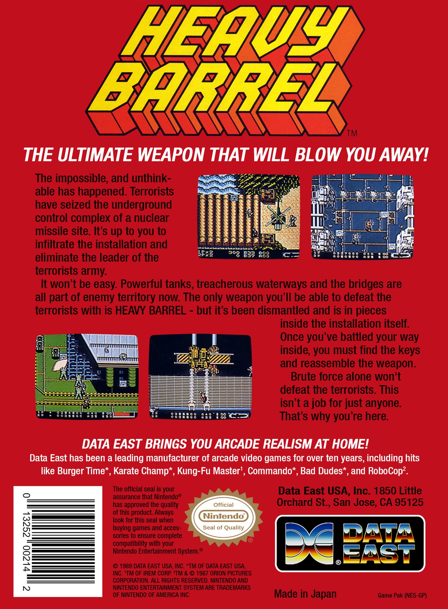 Heavy Barrel - NES