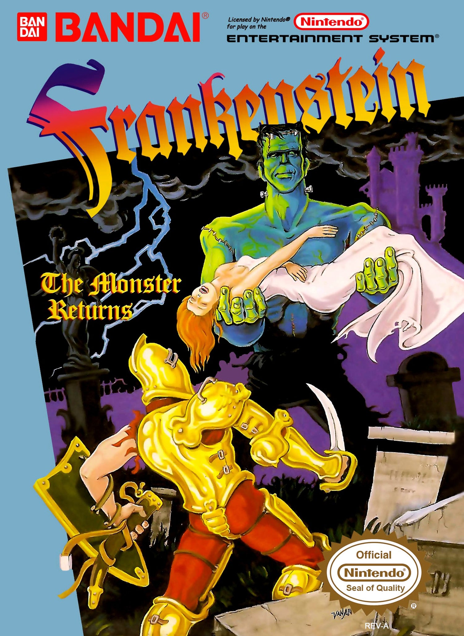 Frankenstein the Monster Returns - NES